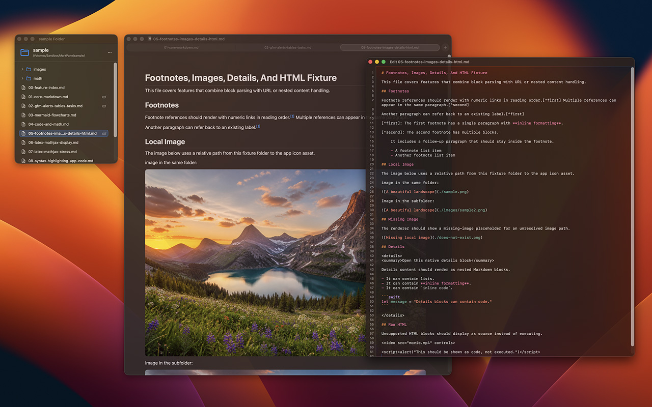 MarkPane